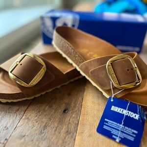 NEW- Birkenstock madrid big buckle 40